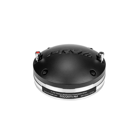 PRV AUDIO D3220Ti-Nd 2" Exit Titanium Neodymium 300 Watts Pro Audio Compression Driver 3" VC 110dB (Single)