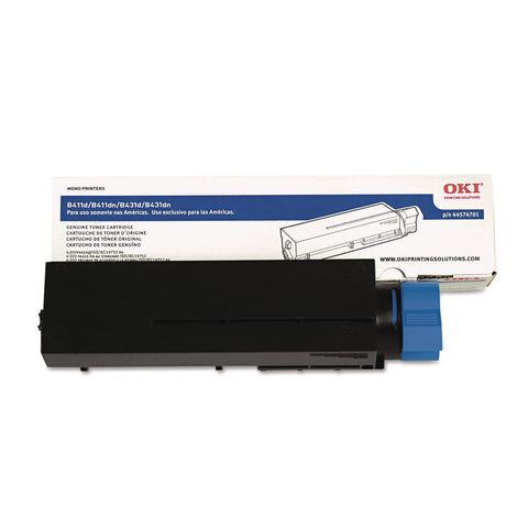 OkiData 44574701 Toner Cartridge for B411/B431 Series Printers, 4000 Page Yield, Black
