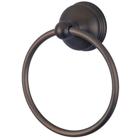 Kingston Brass BA1164ORB Vintage Towel-Ring, 6-Inch, Oil Rubbed Bronze