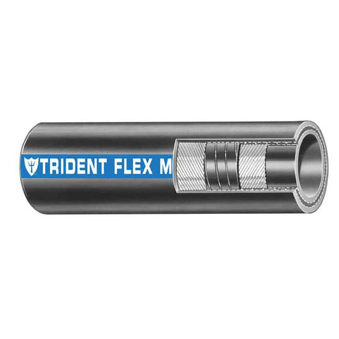 Trident Marine 100-1146 1-1/4 X 50&39; Coil Flex Marine Wet Exhaust & Water Hose - Black