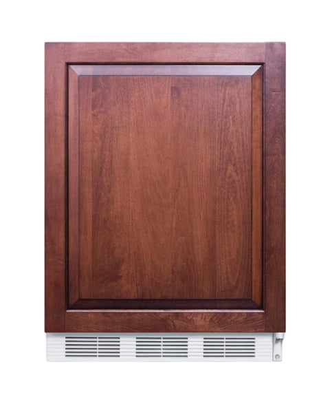Summit Appliance FF63BK 24 Inch Wide All-Refrigerator - Black; Automatic Defrost; Adjustable Thermostat; CARB Compliant; RHD (Right-Hand Door Swing)