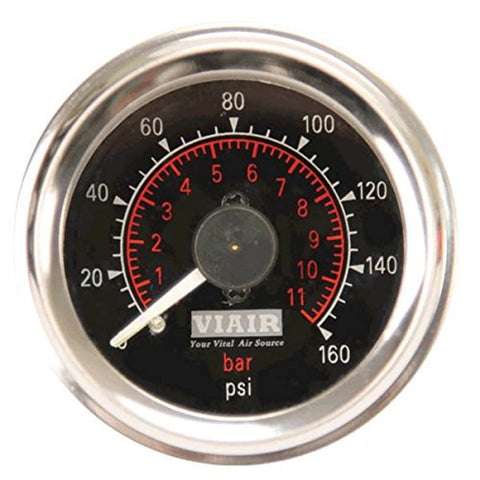 VIAIR 90082 Dual Needle Gauge,white,2in.