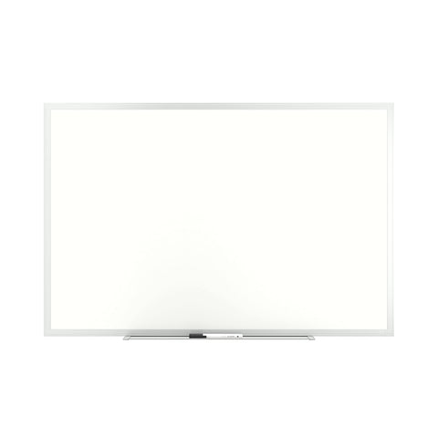 TRU RED Staples Melamine Dry Erase Board, Gray Frame, 3-ft x 2-ft (TR59355)