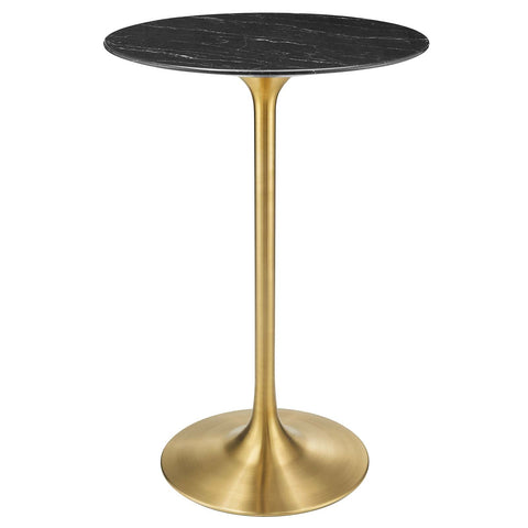 Lippa 28 Artificial Marble Bar Table
