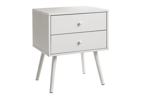 Monarch Specialties I 3627 Accent Table, Bedroom, End, Living Room, Nightstand, Side Table, White Laminate