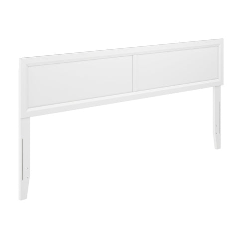 AFI, Sophia Adjustable Modern King Wood Headboard, White