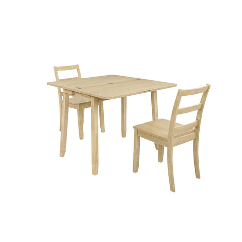 Linon Brenton 3Pc Folding Dining Set Grey Wash