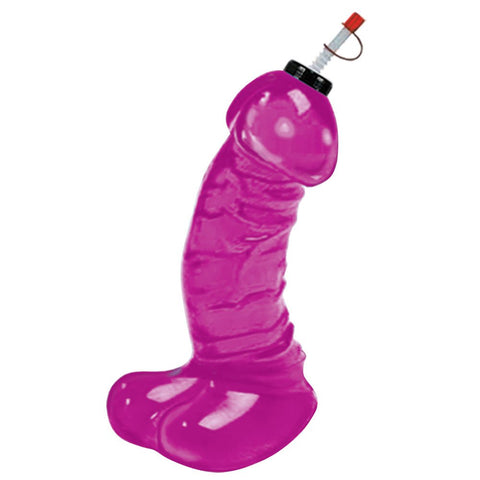Hott Products D*cky Chug Sports Bottle Purple