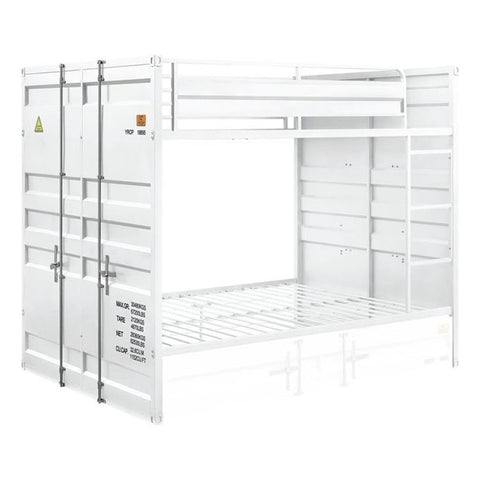 Acme Cargo Full Over Full Bunk Bed in White