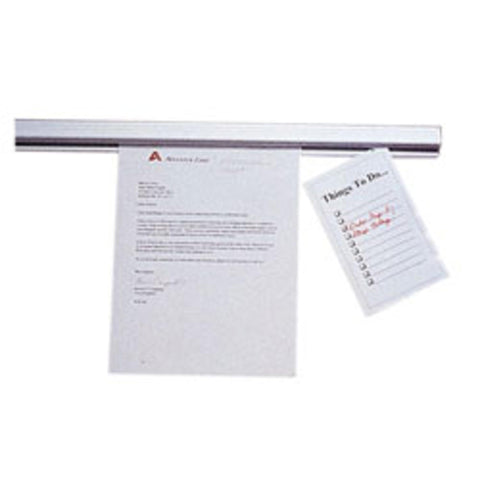 Advantus 2000 Grip-A-Strip Display Rail, 24 x 1 1/2, Aluminum Finish