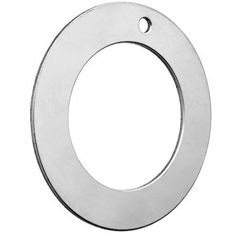Thrust Washer, PTFE Lined, Steel, 2-1/8 in ID x 3-1/8 in OD x 3/32 in Thick