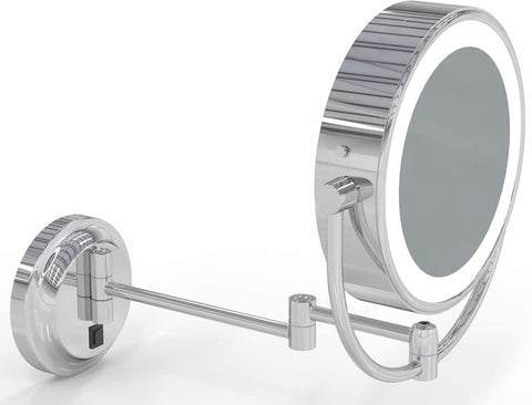 Neo Modern LED Lighted Wall Mirror - Hardwired