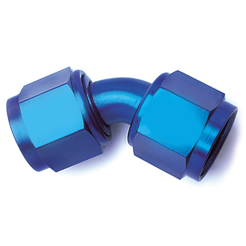 SpeedFX Coupler Fitting 561045BK, 45 Degree, Swivel Coupler, 10AN, Anodized, Black, Aluminum, Single