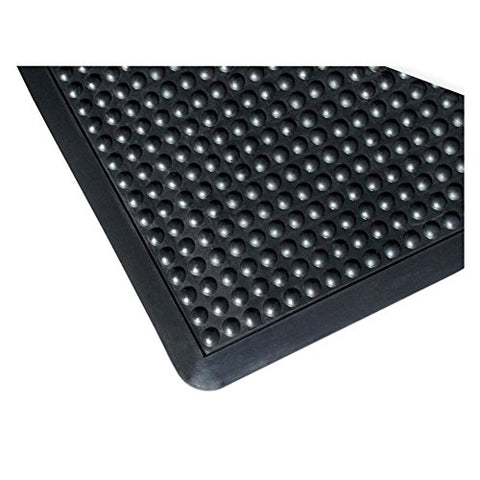 Bubble Flex Anti-Fatigue Mat Rectangular 36 x 48 Black