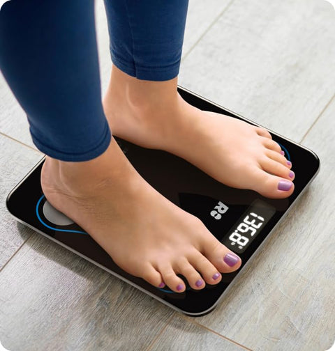 COUNTO Smart Scale- Digital Scale Measuring Body Parameters| Smart Bluetooth Body Fat Measurement Device, Body Composition Monitor with Smart App| Bathroom Scales Accurate for Bmi Muscle