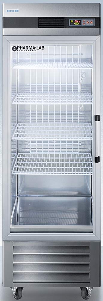 Pharma-Lab 23 cu.ft. all-refrigerator with glass door, left hand door swing