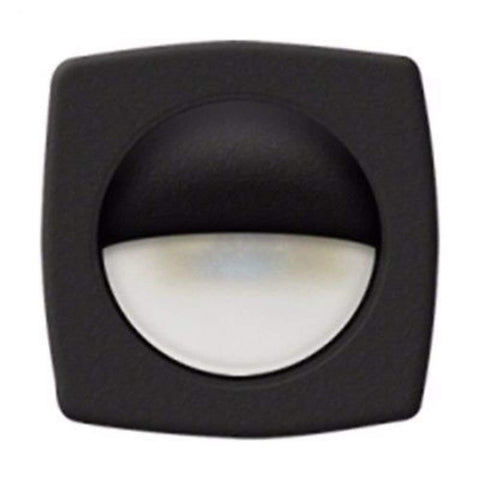 T-H Marine LED Courtesy Companion Way Light - Square Lights Offer Enhanced Night Vision for Boat Interior, Deck, or Cockpit - Multi-Purpose Use and Low Power Draw - Black
