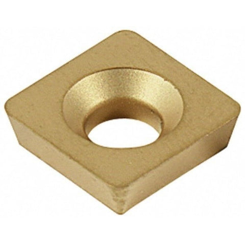 HHIP 6029-2422 SD TIN Coated C-6 Positive Rake Carbide Insert, 1/2" IC, 1/32" Radius