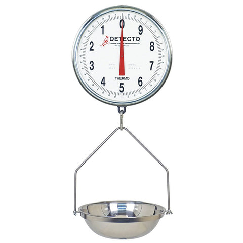 DETECTO SCALES, HANGING DIAL SCALE, T3530 SERIES, 32 LB CAPACITY, DUAL DIAL LEGAL FOR TRADE