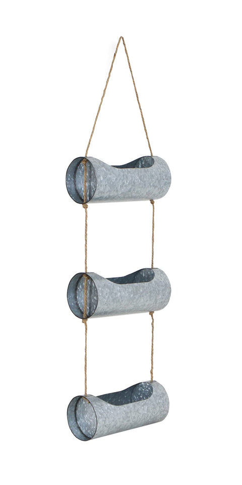 Cheung's Decorative Farmhouse Styled 3 Tier Wall Planter - Large