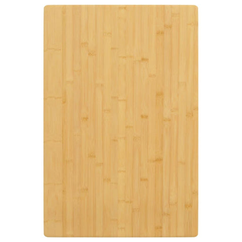 vidaXL Bamboo Rectangular Table Top 15.7"x23.6"x1.6" - Versatile Use, Easy-to-Clean Surface, Rounded Safety Edges, Unique Design & Ideal for Coffee Tables, Bar Tables & More