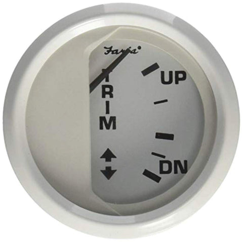 Faria Beede Instruments Faria Beede Faria 13122 Dress Trim Gauge (Mercury/Mariner/Mercruiser/Volvo DP/Yamaha 2001 and Newer) - 2", White