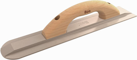 Bon Tool Magnesium Float - Round/Squre End - 16-inch X 3-1/8-inch With Wood Handle