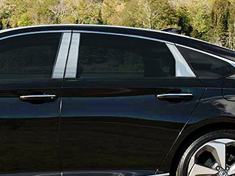 QAA is Compatible with 2018-2022 Honda Accord 6 Piece Stainless Pillar Post Trim PP18282