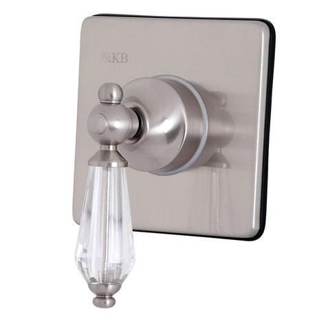 Kingston Brass KS3048WLL 3-Way Diverter Valve with Trim Kit, Brushed Nickel