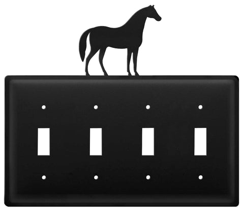 Horse - Quadruple Switch Cover
