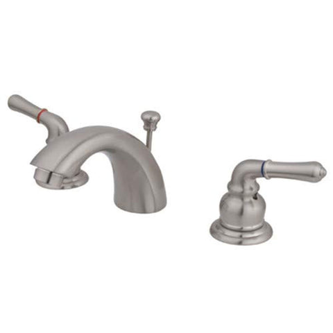 Mini-Widespread Lavatory Faucet in Brushed Nickel