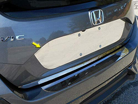 QAA Part LP16214 is a 1 Piece Stainless Steel License Plate Bezel That is Compatible with The Honda Civic 2016-2021