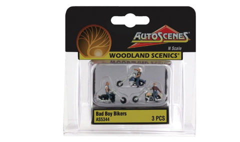 WOODLAND SCENICS AS5344 Bad Boy Bikers N WOOU5344