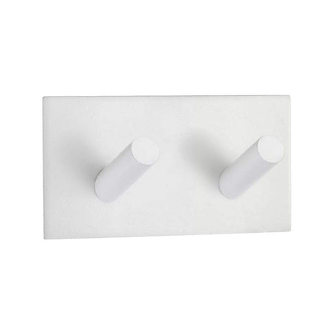 Smedbo Self-Adhesive Hook White Stainless Steel