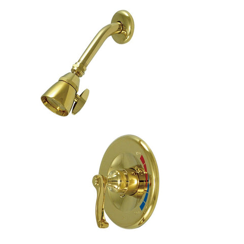 Elements of Design EB8632FLSO Atlanta Single Handle Shower Faucet, Polished Brass