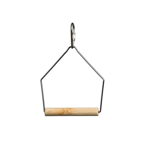 Prevue Pet Products BPV387 Natural Wood Birdie Basics Birch/Wire Swing, 3 by 4-Inch