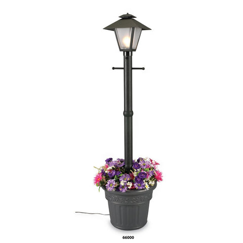 Cape Cod Single Coach Lantern Planter - White
