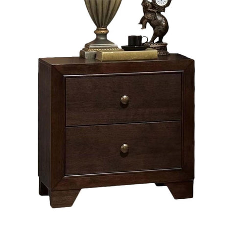 Acme Furniture Madison Wood Nightstand in Espresso