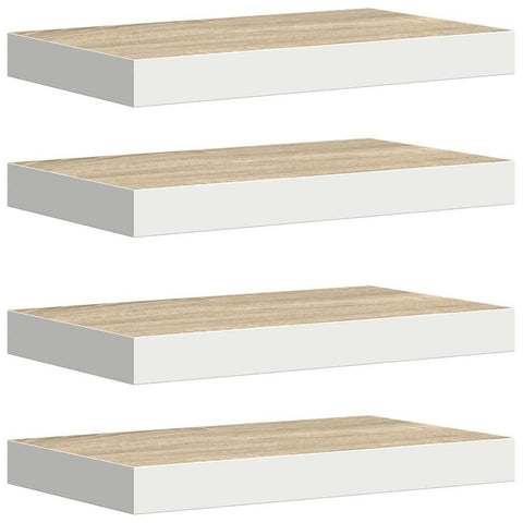 vidaXL Chic Wall Shelf, Rectangular, Strong Home Decor, Perfect for Living Room, Bedroom, Kitchen, and Bathroom