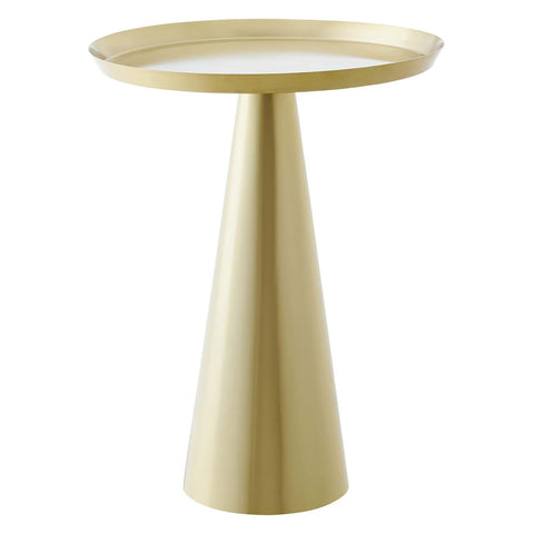 Modway EEI-6608-BRA Maren Round Side Table, Brass