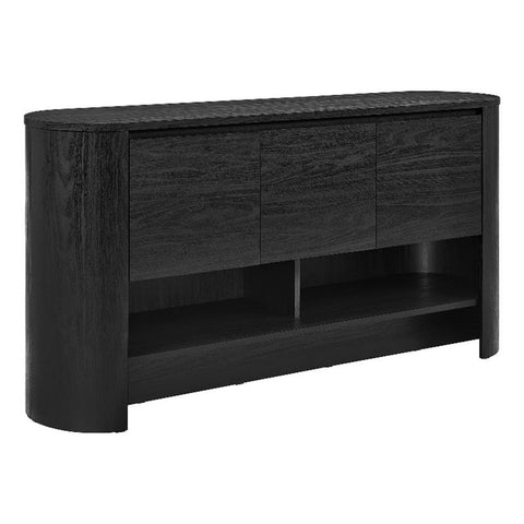 Modway Duval 62 Inch Curved Sideboard with Storage, Oval Buffet Cabinet for Living Room Dining Room Or Entryway