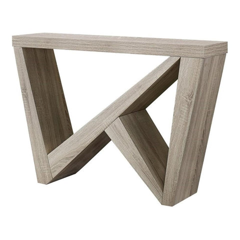 Monarch Specialties Dark Taupe Hall Console Accent Table, 48"