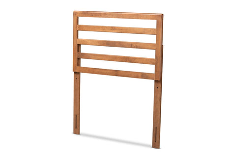 Baxton Studio Akemi Walnut Finished Wood Twin Size Headboard
