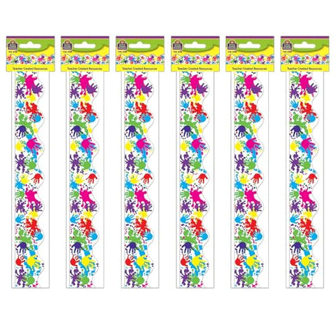 Teacher Created Resources® Helping Hands Border Trim, 35 Feet Per Pack, 6 Packs