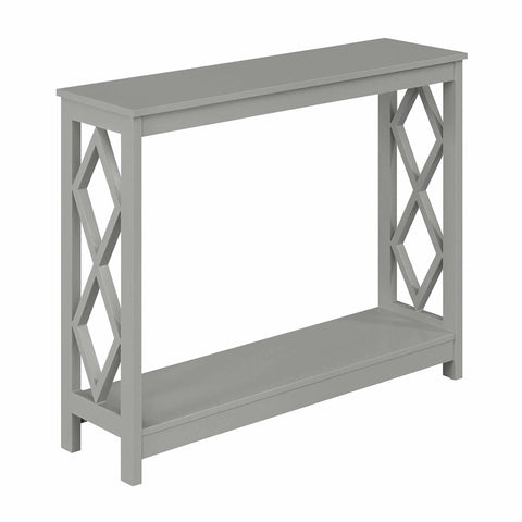 Convenience Concepts Diamond Console Table, Gray