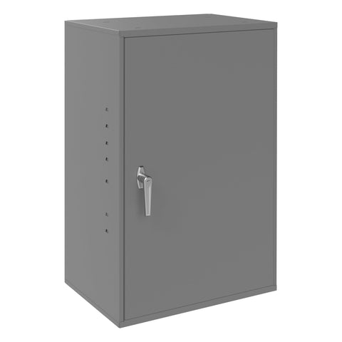 Durham 056-95 Gray Cold Rolled Steel Utility Cabinet, 19-7/8" Width x 32-3/4" Height x 14-1/4" Depth, 2 Shelves