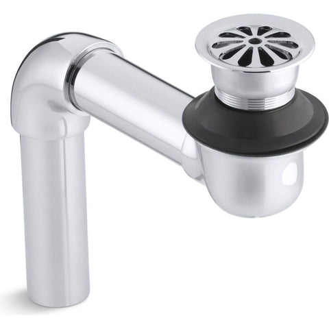 Kohler K-7131-A-CP Off-Set Grid Bathroom Sink Drain Polished Chrome