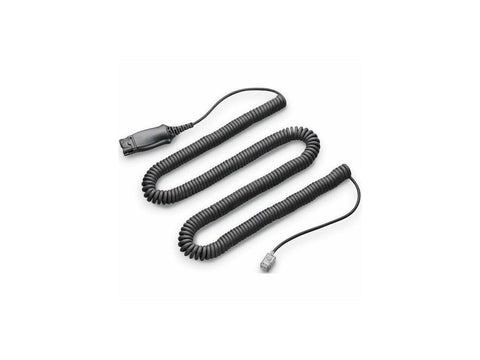 POLY Plantronics 783S3AA His Adapter Cable W/ Qd Cabl, Black