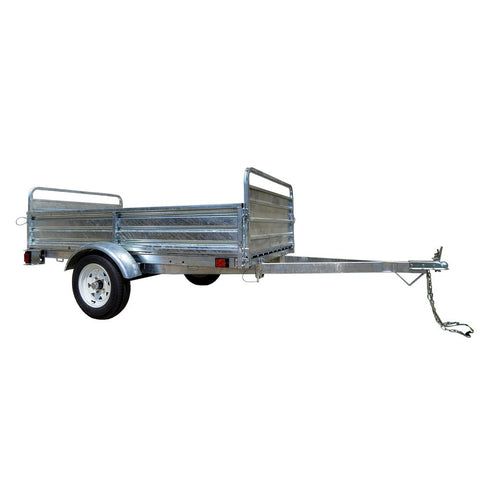 DK2 4.5 ft. x 7.5 ft. Single Axle Hot-Dipped Galvanized Multi-Utility Trailer