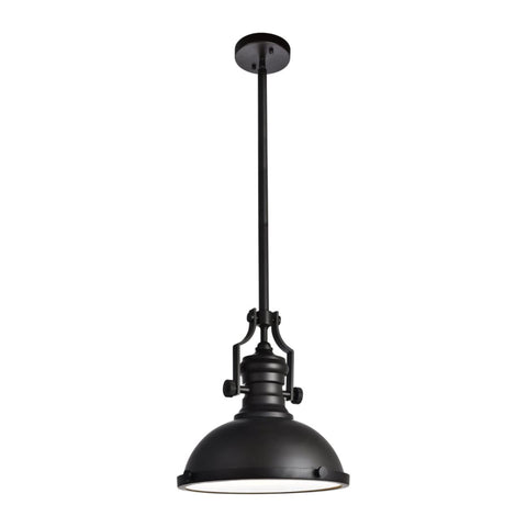 Elegant Furniture & Lighting Eamon Collection Pendant D13 H13.3 Lt:1 Oil rubbed bronze Finish